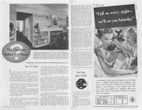 Better Homes & Gardens January 1937 Magazine Article: The Question Before the House