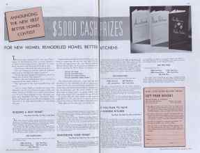 Better Homes & Gardens January 1937 Magazine Article: FOR NEW HOMES, REMODELED HOMES, BETTER KITCHENS