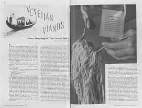 Better Homes & Gardens January 1937 Magazine Article: VENETIAN VIANDS