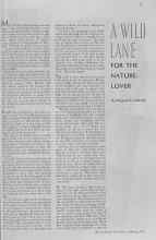 Better Homes & Gardens February 1937 Magazine Article: A WILD LANE