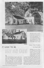 Better Homes & Gardens February 1937 Magazine Article: IT USED TO BE UGLY AND GAUNT
