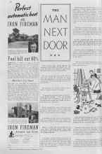 Better Homes & Gardens February 1937 Magazine Article: THE MAN NEXT DOOR