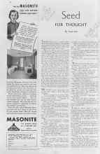 Better Homes & Gardens February 1937 Magazine Article: Seed FOR THOUGHT