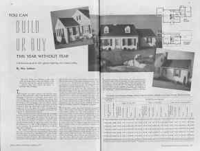 Better Homes & Gardens February 1937 Magazine Article: YOU CAN BUILD OR BUY