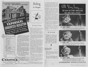 Better Homes & Gardens February 1937 Magazine Article: Riding Is Cheaper