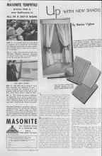 Better Homes & Gardens March 1937 Magazine Article: Up WITH NEW SHADES