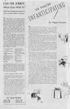 Better Homes & Gardens March 1937 Magazine Article: SO YOU'RE INFANTICIPATING