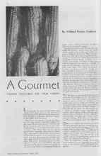 Better Homes & Gardens March 1937 Magazine Article: A Gourmet
