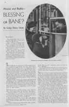 Better Homes & Gardens March 1937 Magazine Article: Movies and Radio--BLESSING OR BANE?