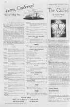 Better Homes & Gardens March 1937 Magazine Article: The Orchid