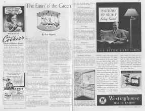 Better Homes & Gardens March 1937 Magazine Article: The Eatin' o' the Green