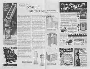 Better Homes & Gardens March 1937 Magazine Article: BUILD BEAUTY INTO YOUR YARD