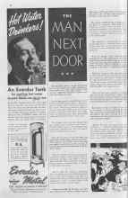 Better Homes & Gardens April 1937 Magazine Article: THE MAN NEXT DOOR