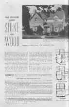Better Homes & Gardens April 1937 Magazine Article: OUR PIONEERS LIKED STONE AND WOOD