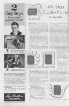 Better Homes & Gardens April 1937 Magazine Article: My Silent Garden Partner