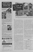 Better Homes & Gardens April 1937 Magazine Article: An Inside Job for Outside