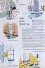 Better Homes & Gardens April 1937 Magazine Article: CRISP, COOL, COLORFUL