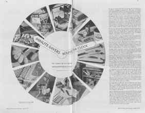Better Homes & Gardens April 1937 Magazine Article: MINUTE-SAVERS ROUND THE CLOCK