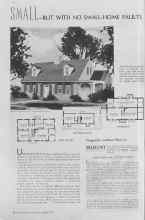 Better Homes & Gardens May 1937 Magazine Article: SMALL--BUT WITH NO SMALL-HOME FAULTS