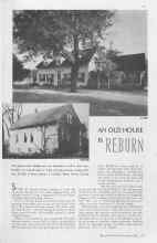 Better Homes & Gardens May 1937 Magazine Article: AN OLD HOUSE IS REBORN