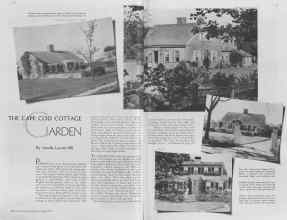 Better Homes & Gardens May 1937 Magazine Article: THE CAPE COD COTTAGE GARDEN