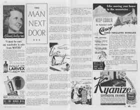 Better Homes & Gardens May 1937 Magazine Article: THE MAN NEXT DOOR