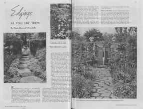 Better Homes & Gardens June 1937 Magazine Article: Edgings AS YOU LIKE THEM