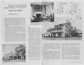 Better Homes & Gardens June 1937 Magazine Article: THE RANCH-HOUSE GOES TO TOWN