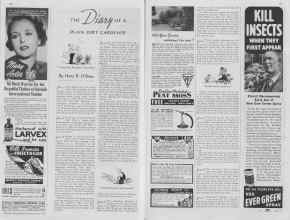 Better Homes & Gardens June 1937 Magazine Article: THE Diary OF A PLAIN DIRT GARDENER