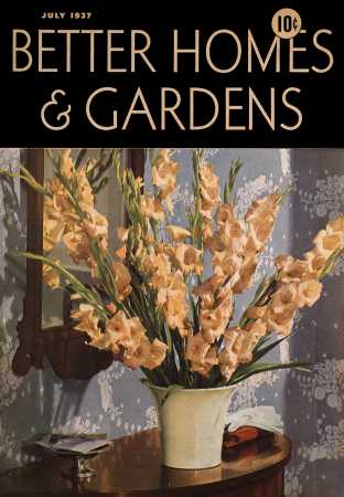 Better Homes & Gardens July 1937 Magazine Cover