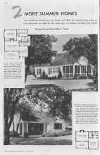 Better Homes & Gardens July 1937 Magazine Article: 2 MORE SUMMER HOMES