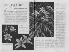 Better Homes & Gardens July 1937 Magazine Article: MY LUCKY STARS