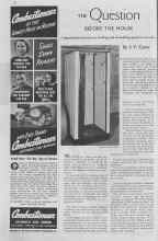 Better Homes & Gardens August 1937 Magazine Article: THE Question BEFORE THE HOUSE