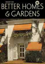 Better Homes & Gardens August 1937 Magazine Cover