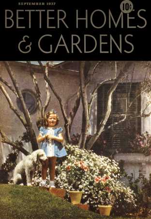 Better Homes & Gardens September 1937 Magazine Cover