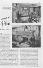 Better Homes & Gardens September 1937 Magazine Article: A PLACE TO Play