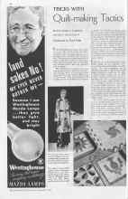 Better Homes & Gardens September 1937 Magazine Article: TRICKS WITH Quilt-making Tactics