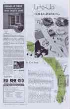 Better Homes & Gardens September 1937 Magazine Article: Line-Up FOR LAUNDERING