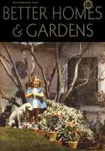 Better Homes & Gardens September 1937 Magazine Cover