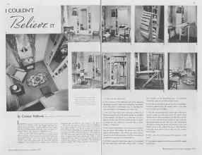 Better Homes & Gardens September 1937 Magazine Article: I COULDN'T Believe IT