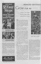 Better Homes & Gardens October 1937 Magazine Article: FRINGED GENTIANS Grow FOR ME