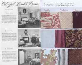 Better Homes & Gardens October 1937 Magazine Article: Colorful, Livable Rooms