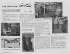 Better Homes & Gardens October 1937 Magazine Article: KEEP WARM--AND Healthy