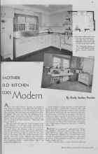 Better Homes & Gardens November 1937 Magazine Article: ANOTHER OLD KITCHEN GOES Modern