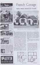 Better Homes & Gardens November 1937 Magazine Article: French Cottage