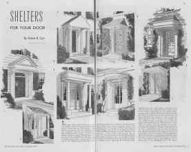 Better Homes & Gardens November 1937 Magazine Article: SHELTERS
