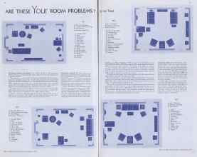 Better Homes & Gardens November 1937 Magazine Article: ARE THESE Your ROOM PROBLEMS?