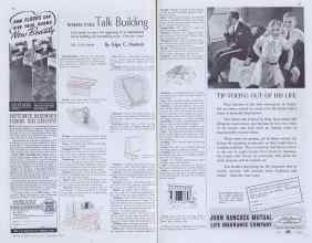 Better Homes & Gardens November 1937 Magazine Article: WHEN YOU Talk Building
