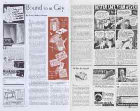 Better Homes & Gardens November 1937 Magazine Article: Bound TO BE Gay