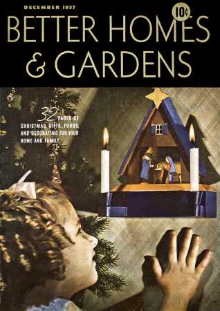 Better Homes & Gardens December 1937 Magazine Cover